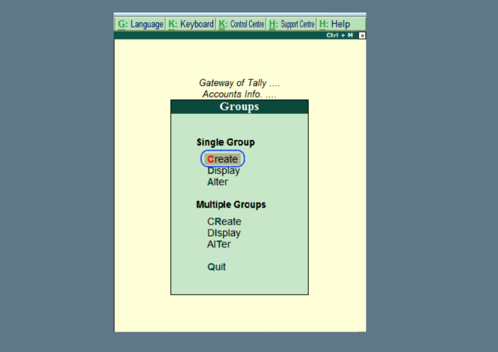 In Tally ERP 9, what is a group?