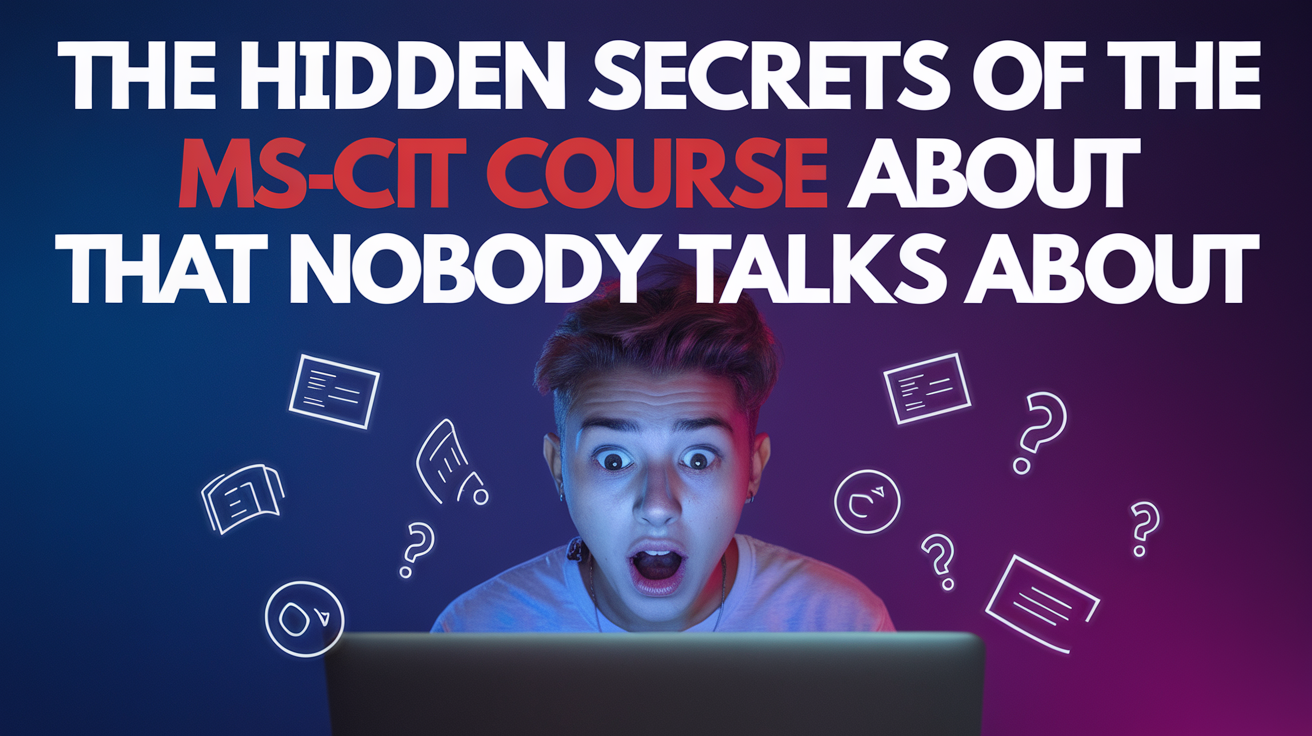 The Hidden Secrets of the MS-CIT Course That Nobody Talks About