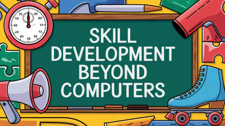 Skill Development Beyond Computers